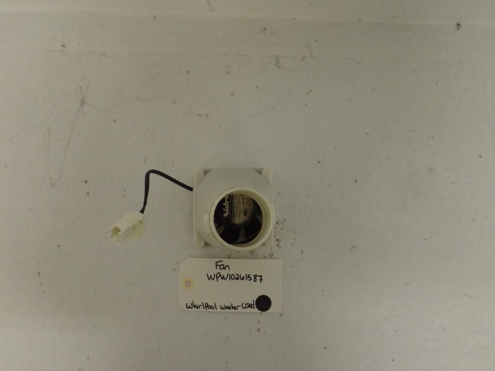 Whirlpool Washer WPW10261587 Fan Used Whirlpool Washer WPW10261587 Fan Used